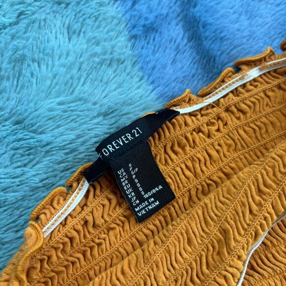 Forever 21 Orange Yellow Tube Top - Picture 3 of 3